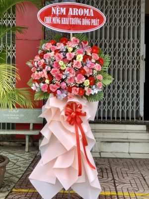 Kệ hoa khai trương - 02